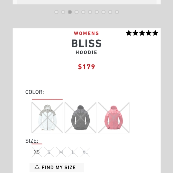 Spyder Women's Bliss Zip UP Hoodie New Without Tags Burgundy and Orange. - Picture 8 of 8